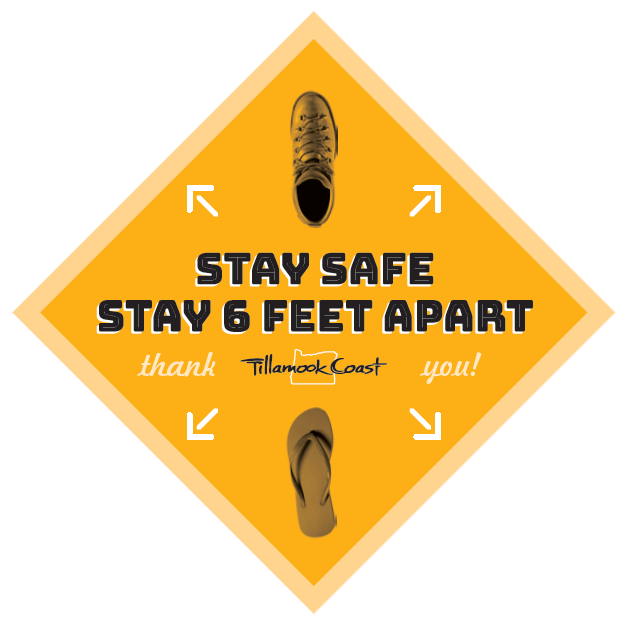 Stay safe. Stay 6 feet apart.