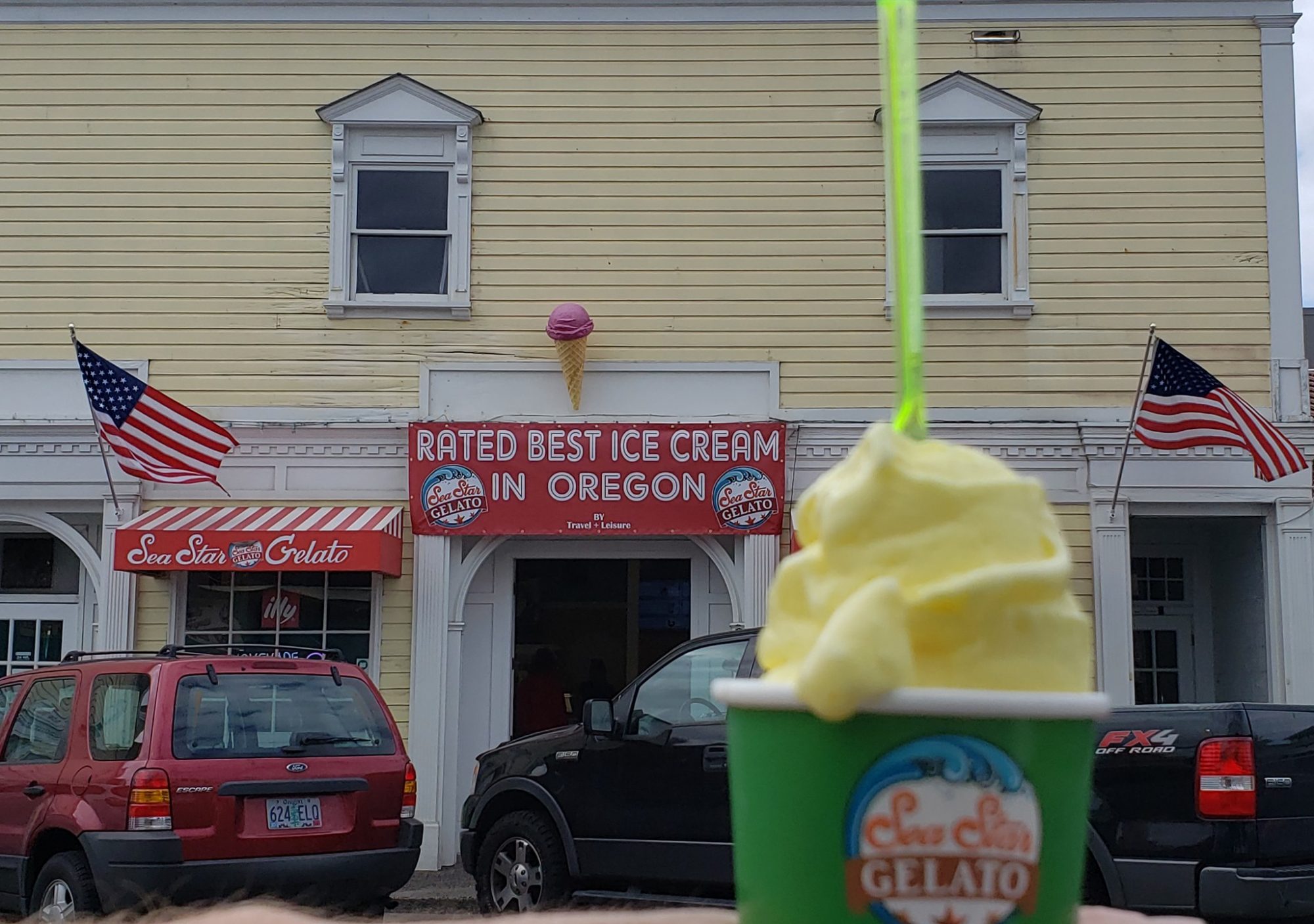 Rated Best Ice Cream in Oregon Sea Star Gelato North Coast Food Trail