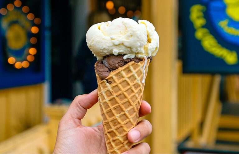 Buttercup ice cream banner